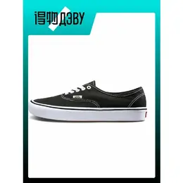 VANS: Чёрные кеды  Authentic