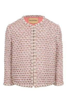 Valentino: Твидовый жакет 