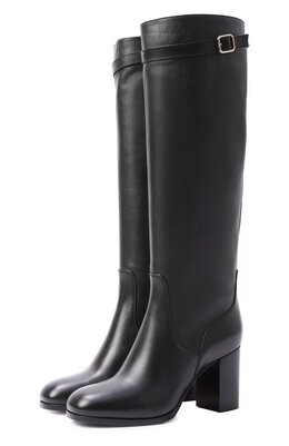 Santoni: Чёрные сапоги 