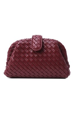 Bottega Veneta: Бордовая сумка 