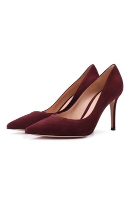 Gianvito Rossi: Бордовые туфли  Gianvito 85