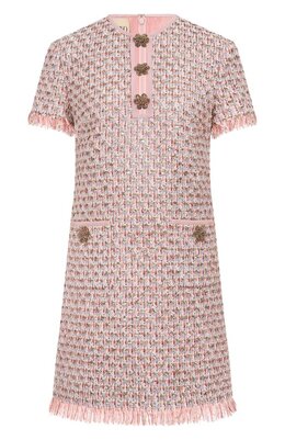 Valentino: Твидовое платье 