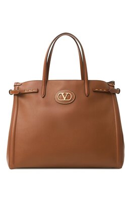 Valentino: Коричневая сумка 