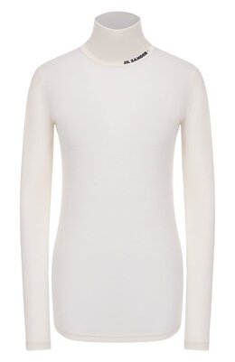Jil Sander: Белый свитер 