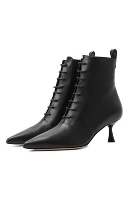 Gianvito Rossi: Чёрные ботинки 