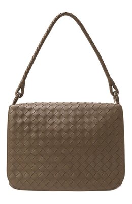Bottega Veneta: Сумка цвета хаки 