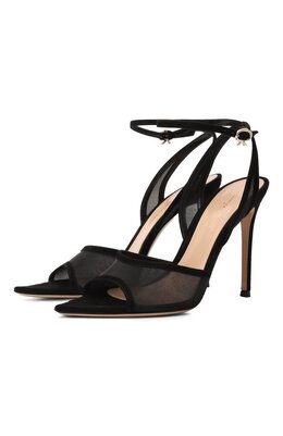 Gianvito Rossi: Чёрные босоножки 