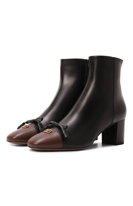 Valentino: Чёрные ботинки 