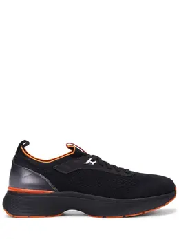 SANTONI: Чёрные кроссовки 