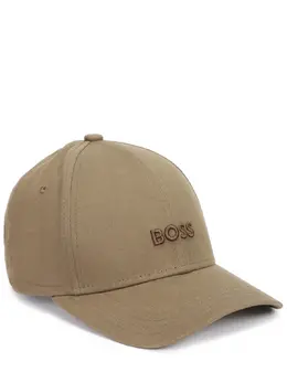 BOSS: Кепка цвета хаки 