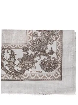 ETRO: Шарф с принтом 