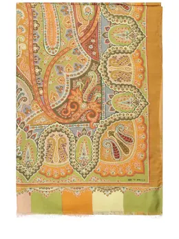 ETRO: Зелёный шарф 