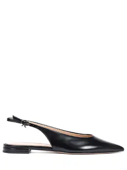 GIANVITO ROSSI: Чёрные балетки 