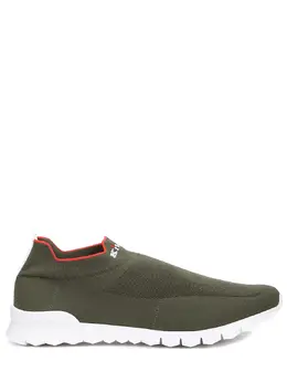 KITON: Зелёные кроссовки 