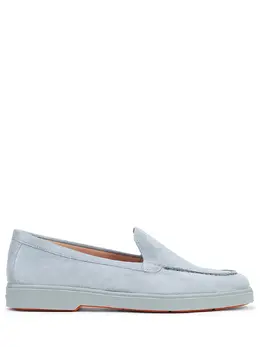 SANTONI: Голубые лоферы 