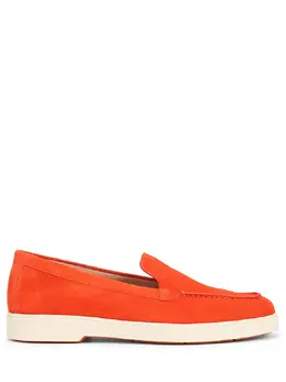 SANTONI: Красные лоферы 