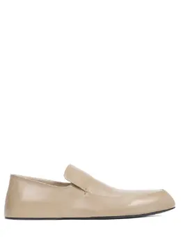JIL SANDER: Бежевые лоферы 