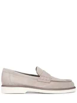 SANTONI: Бежевые лоферы 