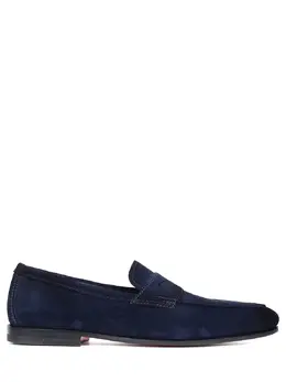 SANTONI: Синие туфли 