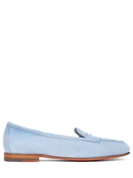 SANTONI: Голубые лоферы 