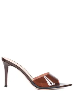 GIANVITO ROSSI: Коричневые сабо  Elle