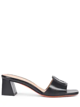 SANTONI: Чёрные сабо 