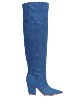 GIANVITO ROSSI: Синие сапоги 