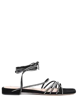 GIANVITO ROSSI: Чёрные сандалии 