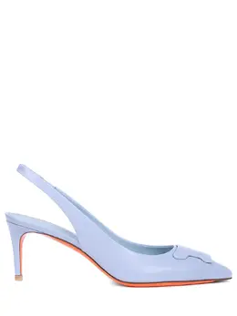 SANTONI: Голубые туфли 