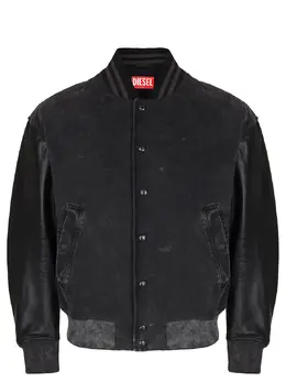 DIESEL: Чёрная куртка 