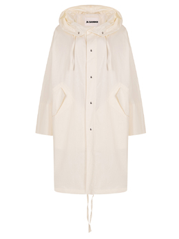 JIL SANDER: Хлопковый плащ 