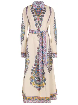ETRO: Платье-рубашка 
