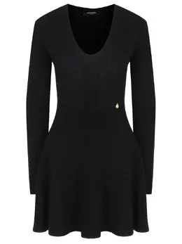 BALMAIN: Платье из вискозы 