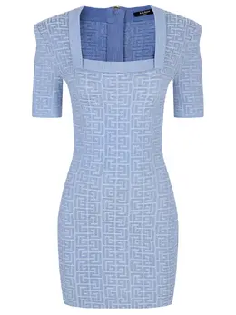 BALMAIN: Платье из вискозы 