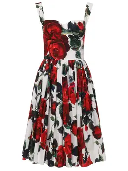 DOLCE & GABBANA: Хлопковое платье 
