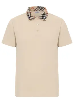 BURBERRY: Хлопковое поло 