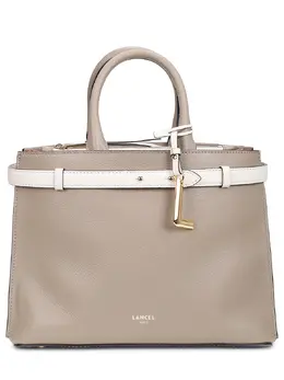 LANCEL: Бежевая сумка 