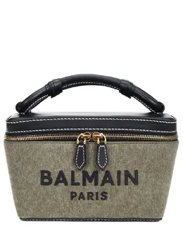 BALMAIN: Сумка  B-Army цвета хаки