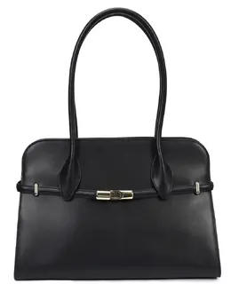 FURLA: Чёрная сумка 