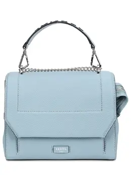 LANCEL: Голубая сумка 