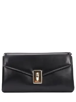 FURLA: Чёрная сумка 