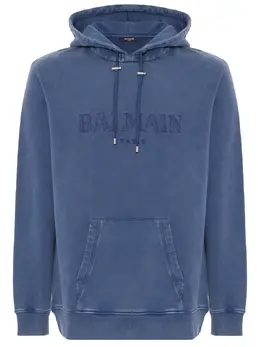 BALMAIN: Хлопковая толстовка 