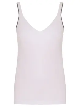 BRUNELLO CUCINELLI: Хлопковый топ 
