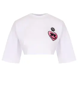 PHILIPP PLEIN: Хлопковый топ 