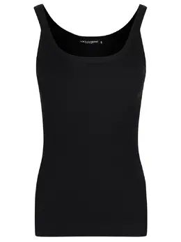 DOLCE & GABBANA: Хлопковый топ 