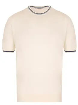 FIORONI CASHMERE: Хлопковая футболка 