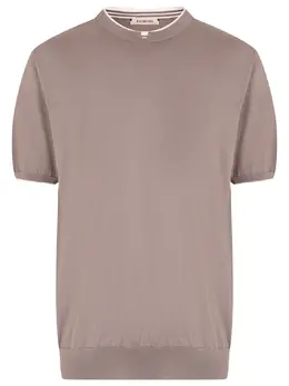 FIORONI CASHMERE: Хлопковая футболка 