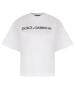 DOLCE & GABBANA: Хлопковая футболка 