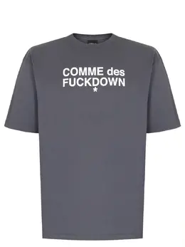 COMME DES FUCKDOWN: Хлопковая футболка 