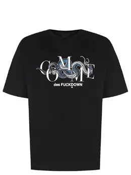 COMME DES FUCKDOWN: Хлопковая футболка 